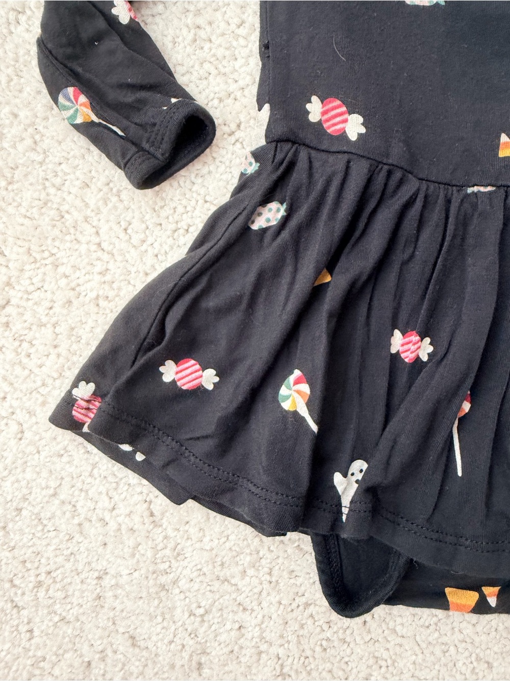 Kyte BABY Twirl Bodysuit with Candy Print - Picture 6 of 13